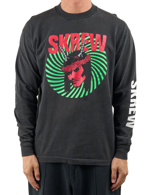 Vintage 1993 Skrew Burning North America Tour Longsleeve