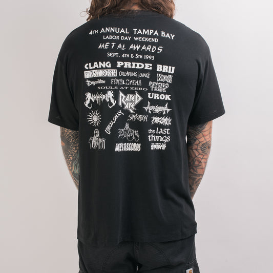 Vintage 1993 Tampa Bay Metal Awards Fest T-Shirt