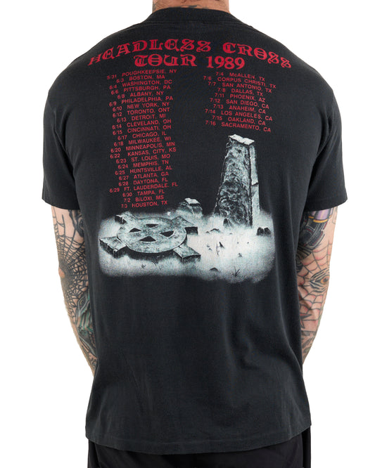 Vintage 1989 Black Sabbath Headless Cross Tour T-Shirt