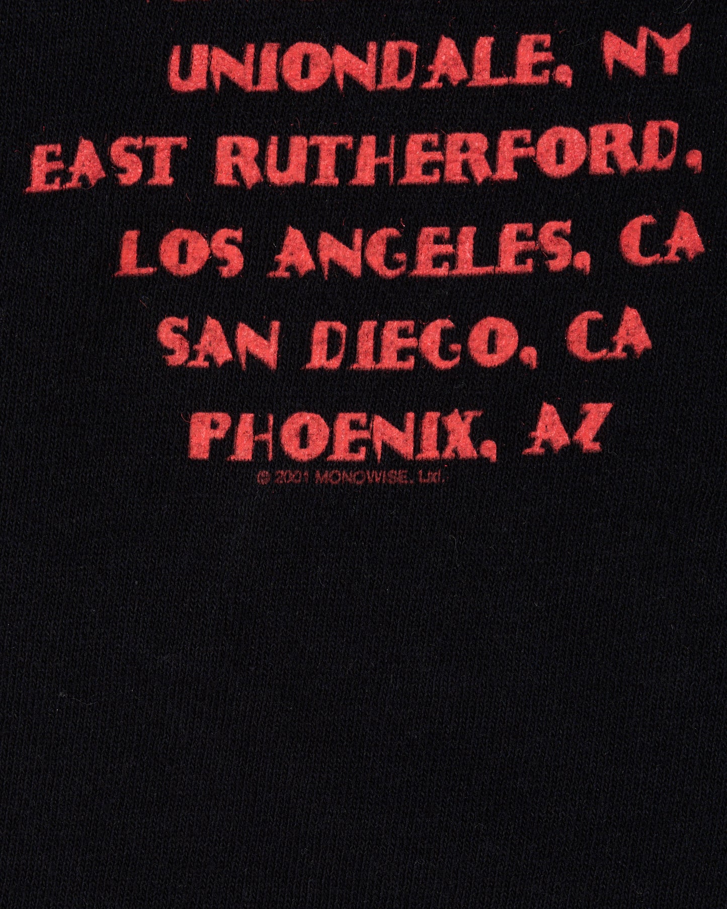 Vintage Ozzy Osbourne Tour T-Shirt