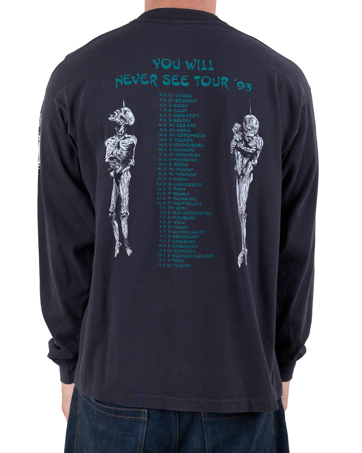Vintage 1993 Grave Tour Longsleeve