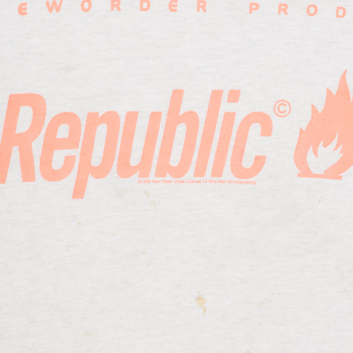 Vintage 1993 New Order Rebuplic T-Shirt