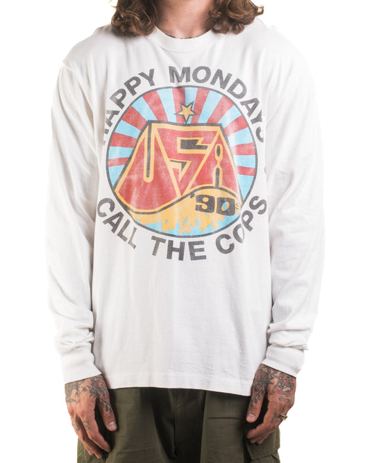 Vintage 90’s Happy Mondays Call The Cops Longsleeve