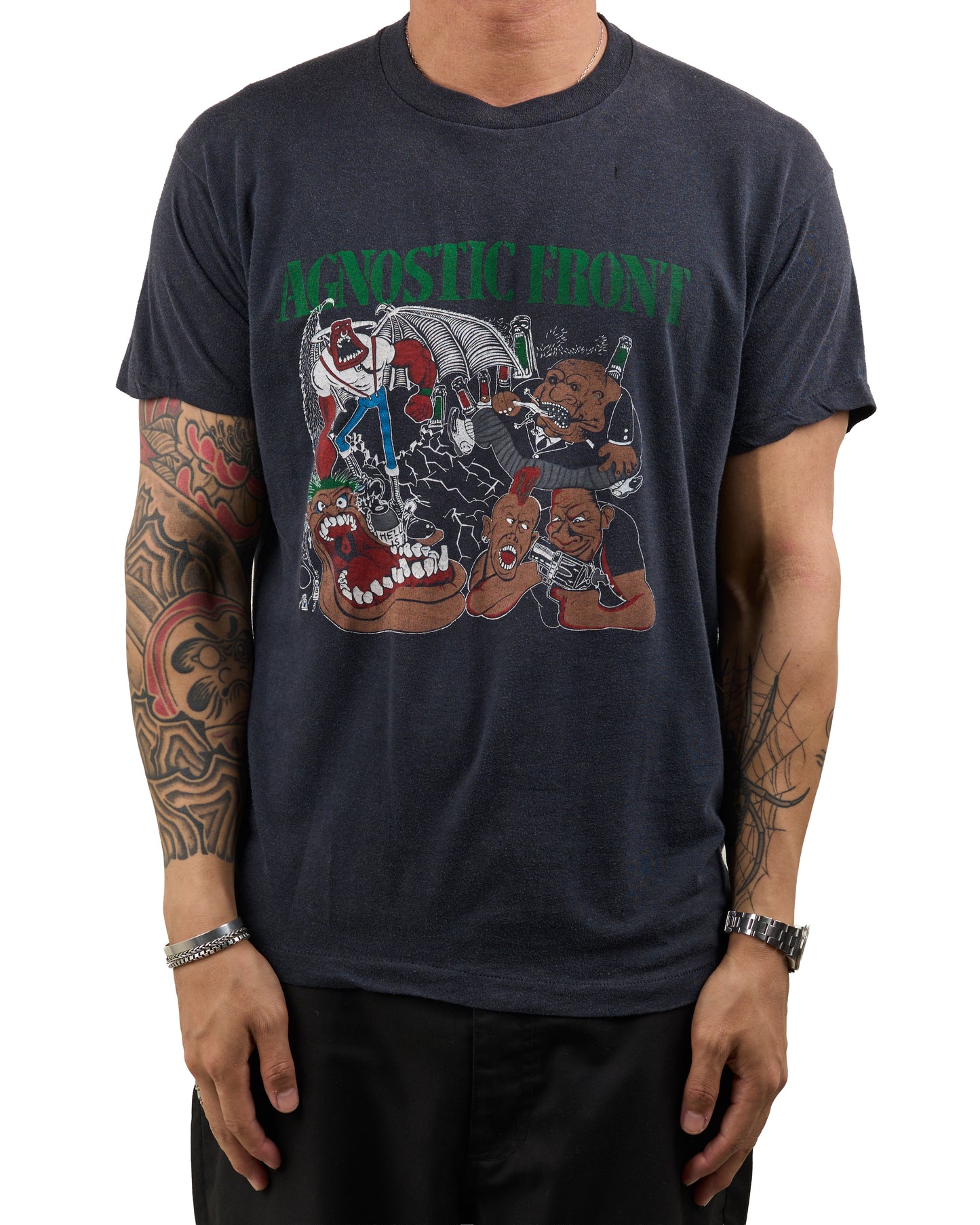 Vintage 80’s Agnostic Front Cause For Alarm T-Shirt