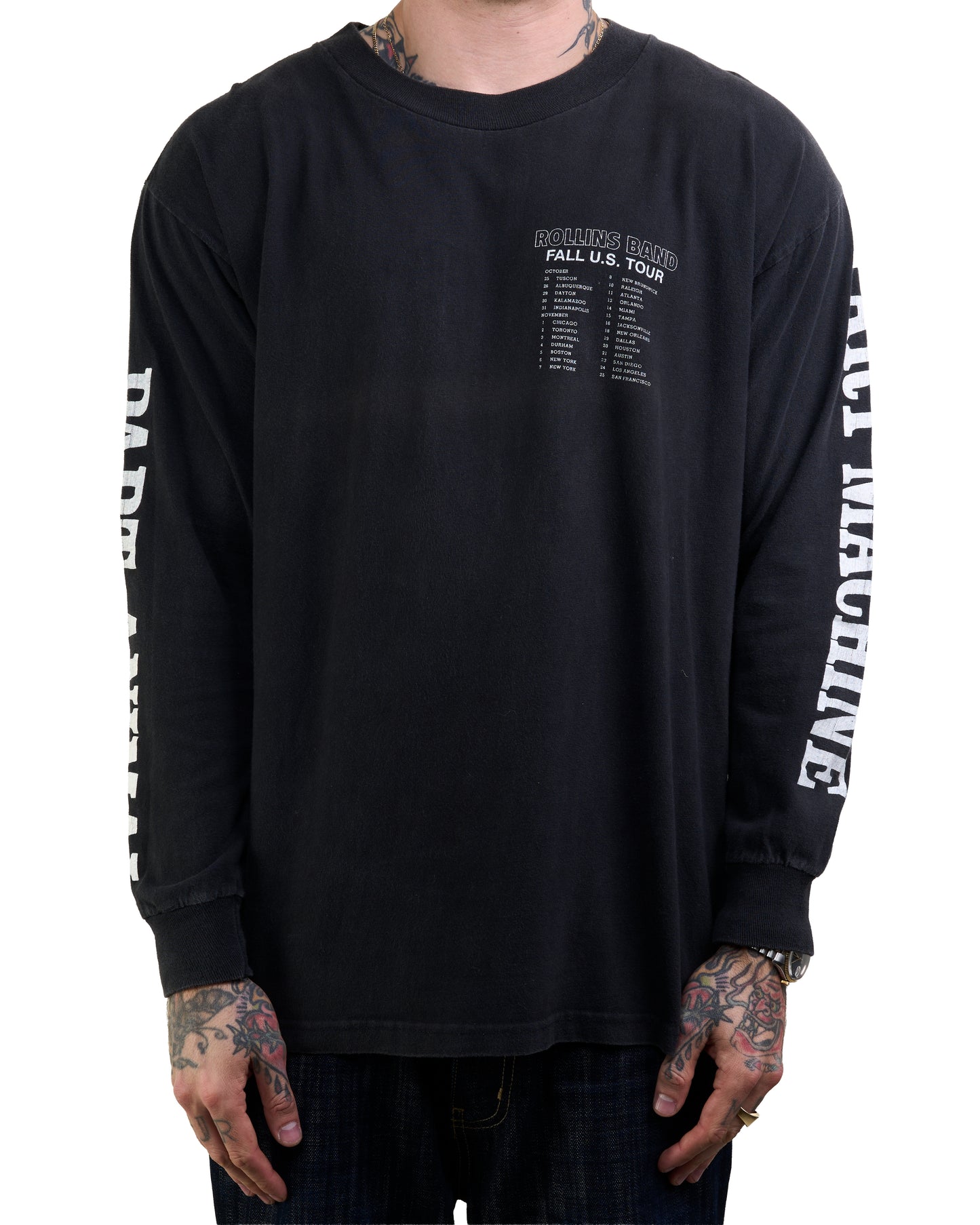 Vintage 90’s Rollins Band Tour Longsleeve