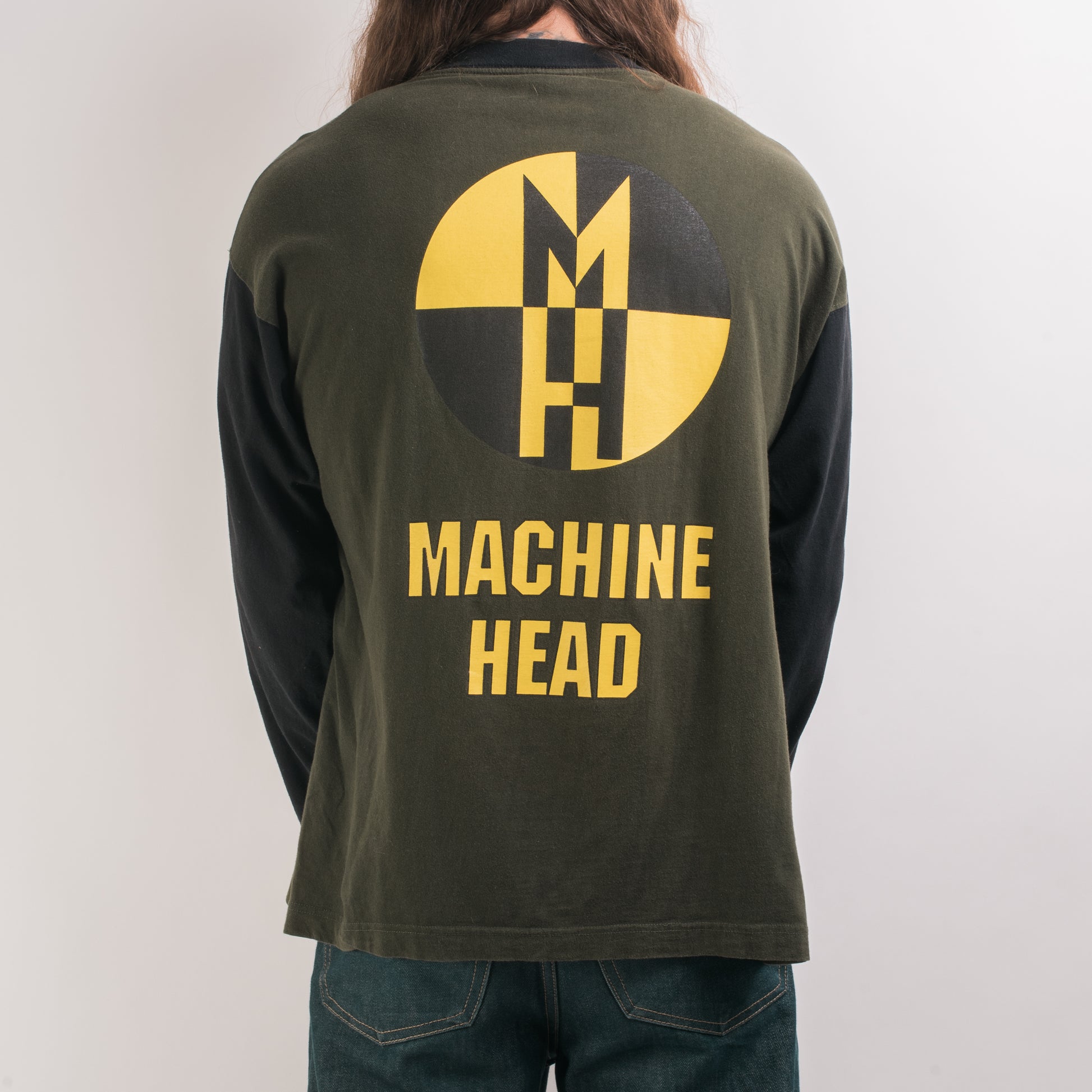 Vintage 1995 Machine Head 2 Tone Longsleeve – Mills Vintage USA