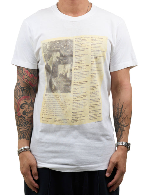 Vintage 1991 Morrissey Newspaper T-Shirt