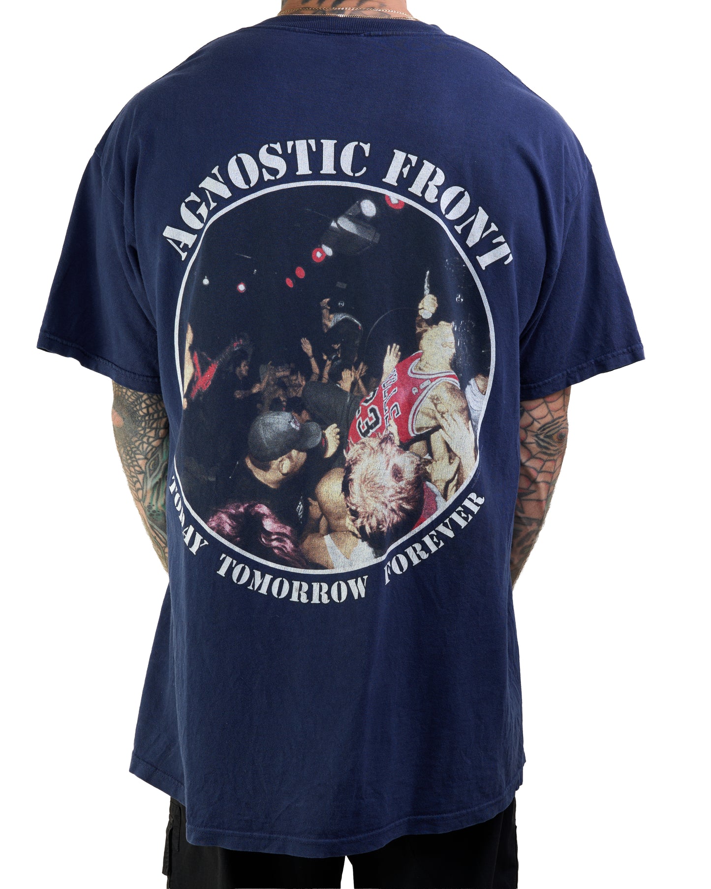 Vintage 1998 Agnostic Front Today Tomorrow Forever T-Shirt