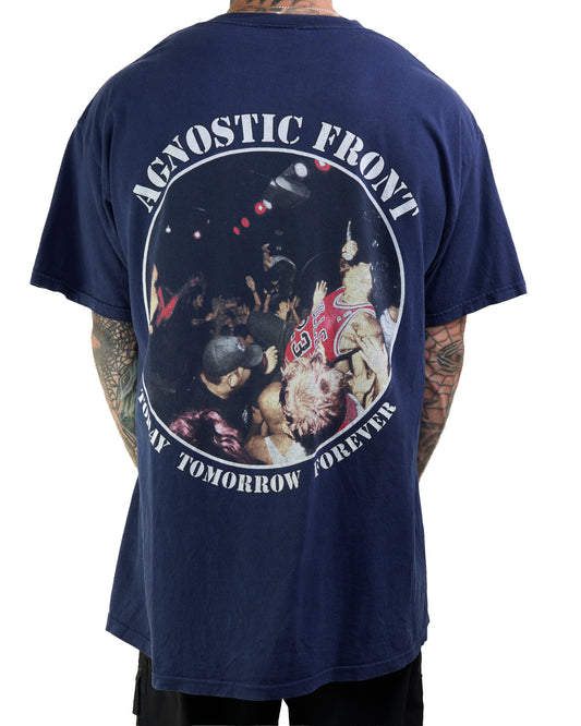 Vintage 1998 Agnostic Front Today Tomorrow Forever T-Shirt