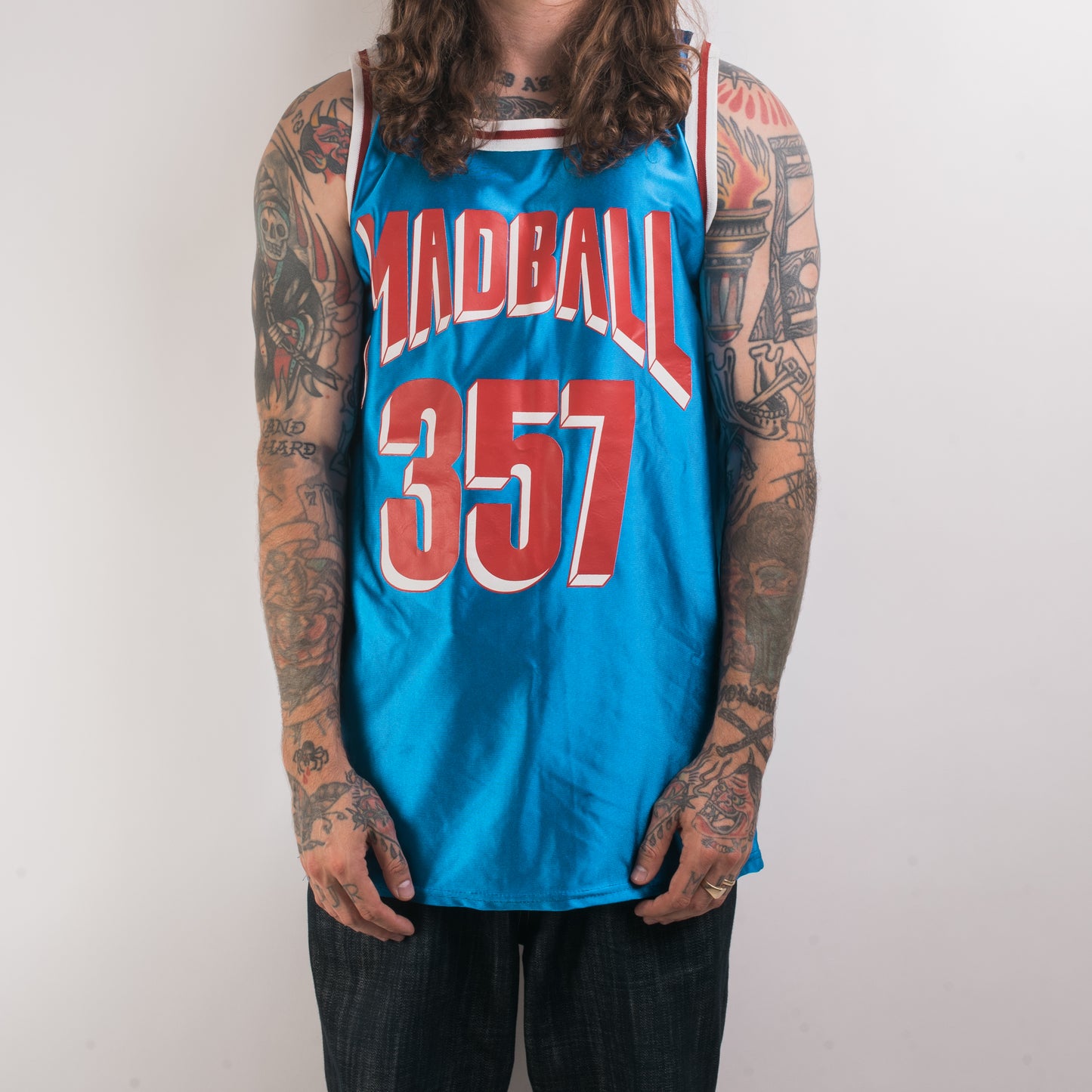 Vintage 90’s Madball 357 Basketball Jersey