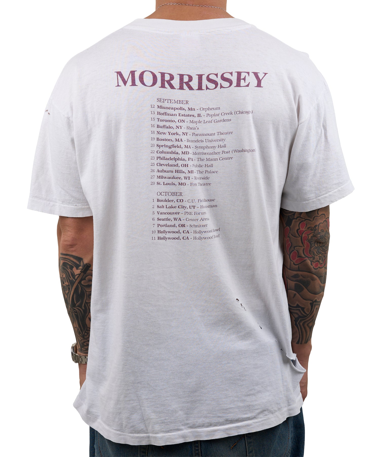Vintage 90’s Morrissey Tour T-Shirt