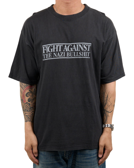 Vintage 90’s Unea Hardcore Fight Against The Nazi Bullshit T-Shirt
