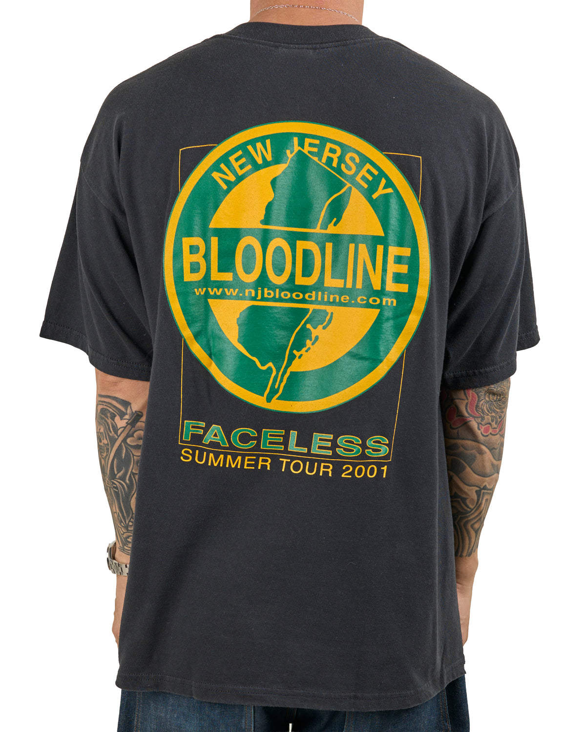 Vintage NJ Bloodline Faceless Tour T-Shirt