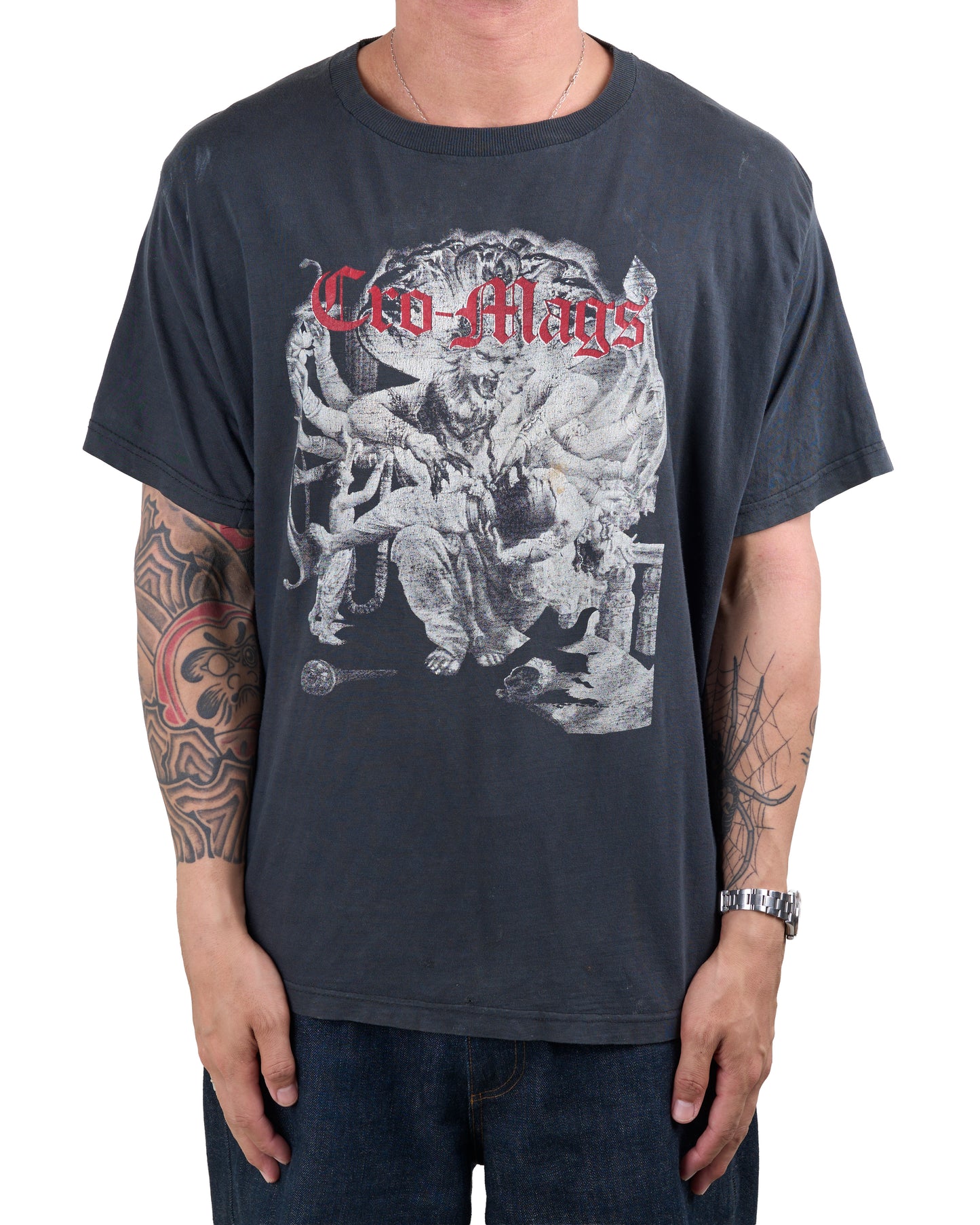 Vintage 1991 Cro-Mags Best Wishes Tour T-Shirt