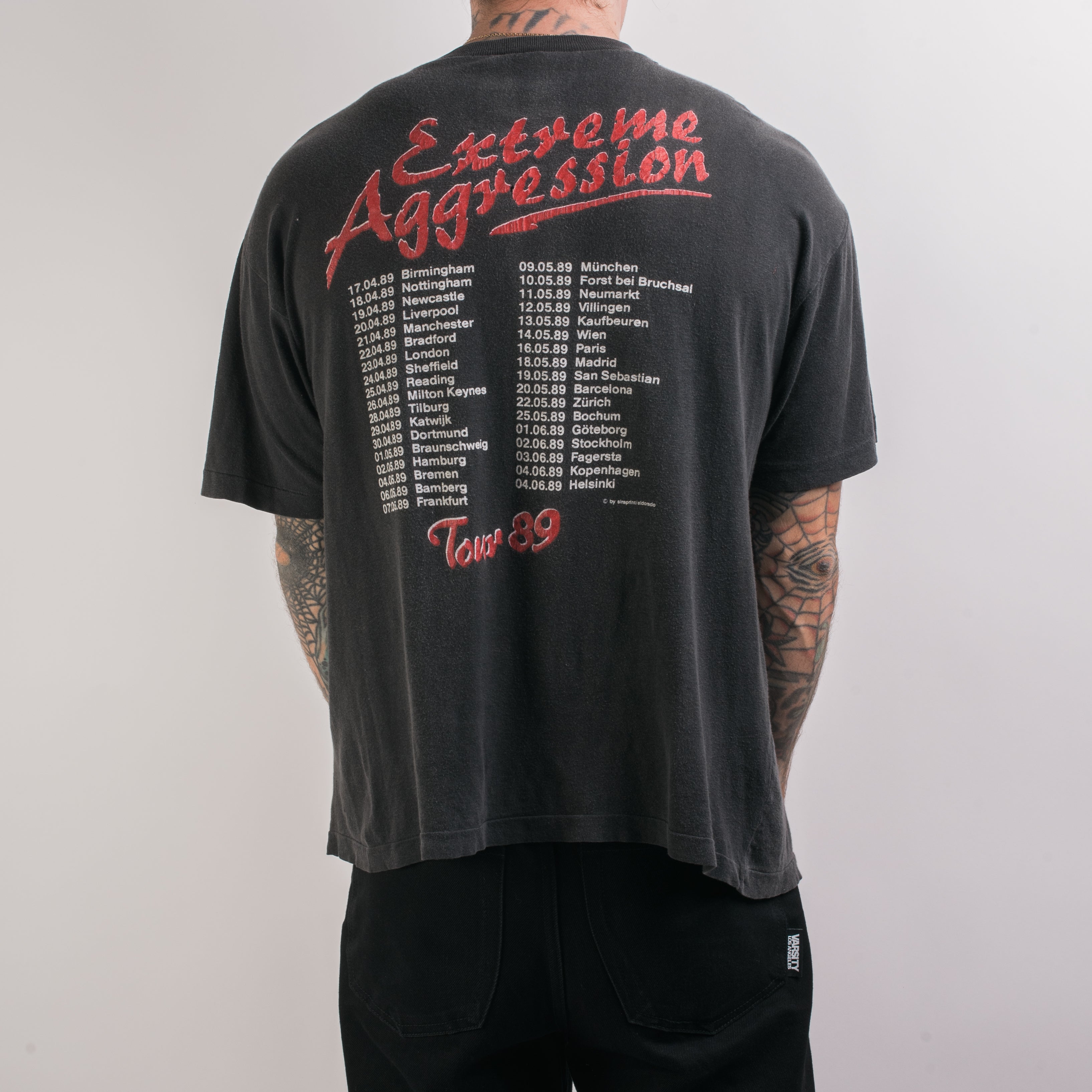 Vintage 1989 Kreator Extreme Aggression Tour T-Shirt – Mills