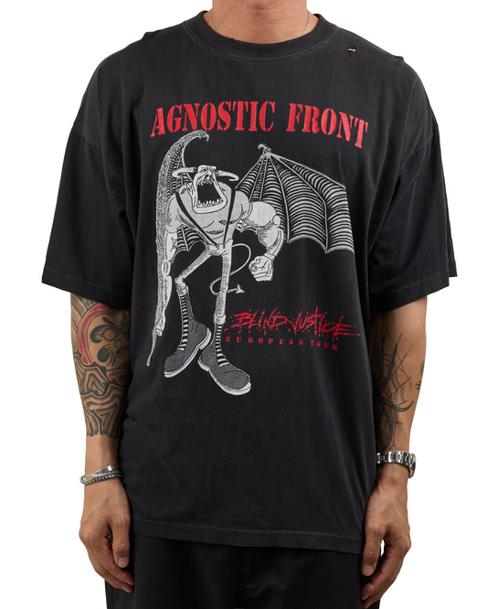 Vintage 90’s Agnostic Front Blind Justice Tour T-Shirt