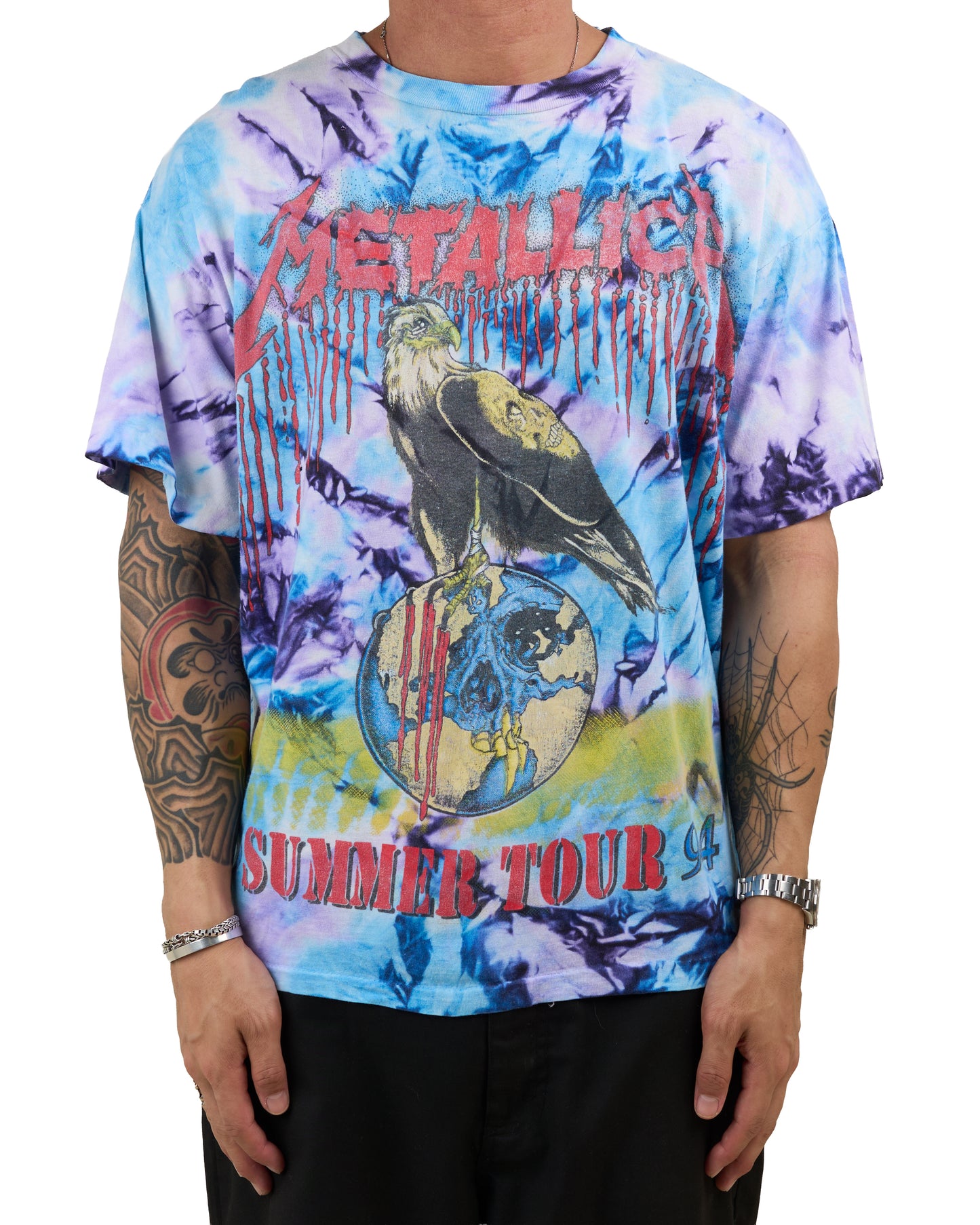 Vintage 1994 Metallica Summer Tour Tie Dye T-Shirt