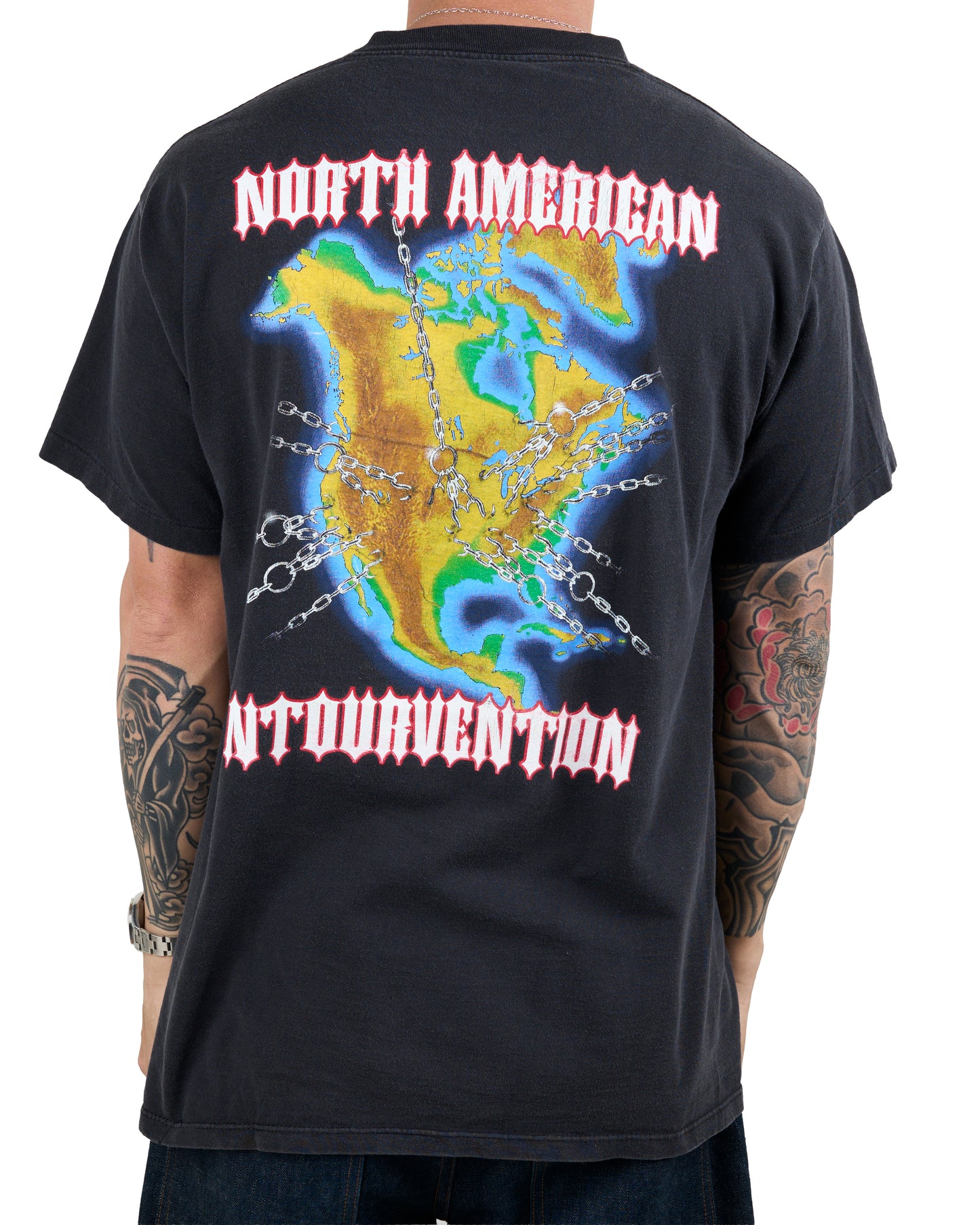 Vintage 1994 Slayer Intourvention T-Shirt