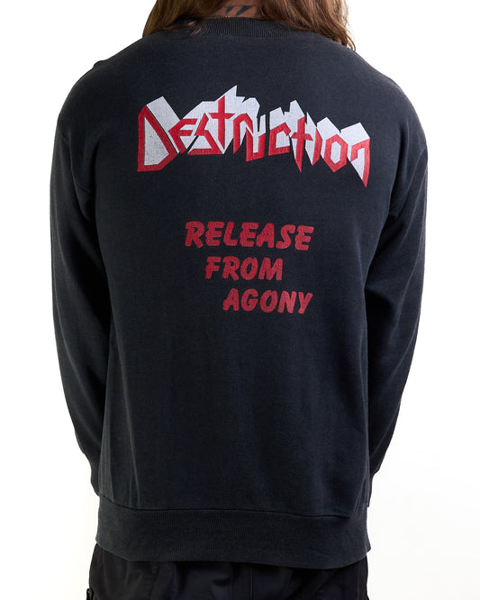 Vintage 90’s Destruction Release From Agony Sweatshirt