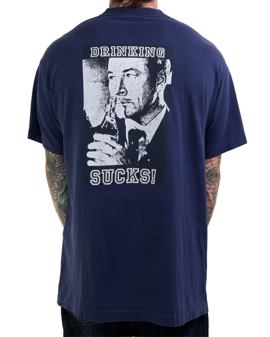 Vintage 90’s Straight Edge Drinking Sucks T-Shirt