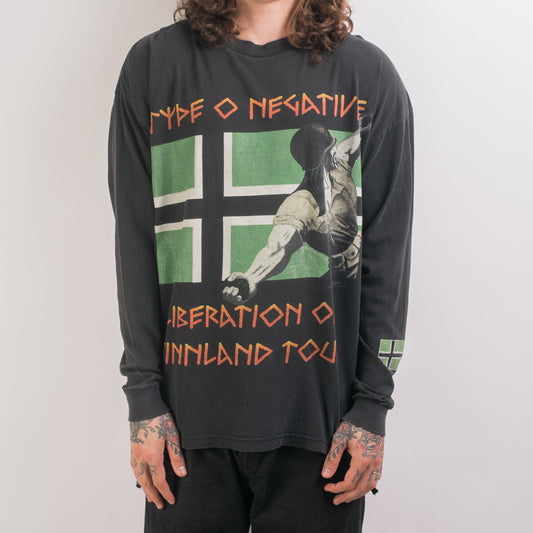 Vintage 1996 Type O Negative Liberation Of Vinland Tour Longsleeve