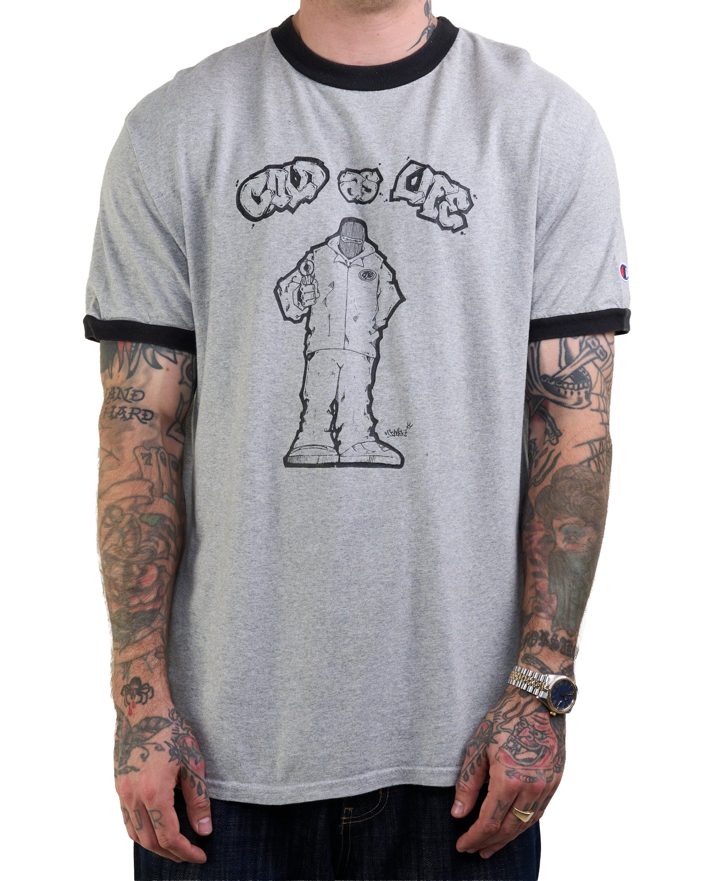 Vintage Cold As Life Ringer T-Shirt