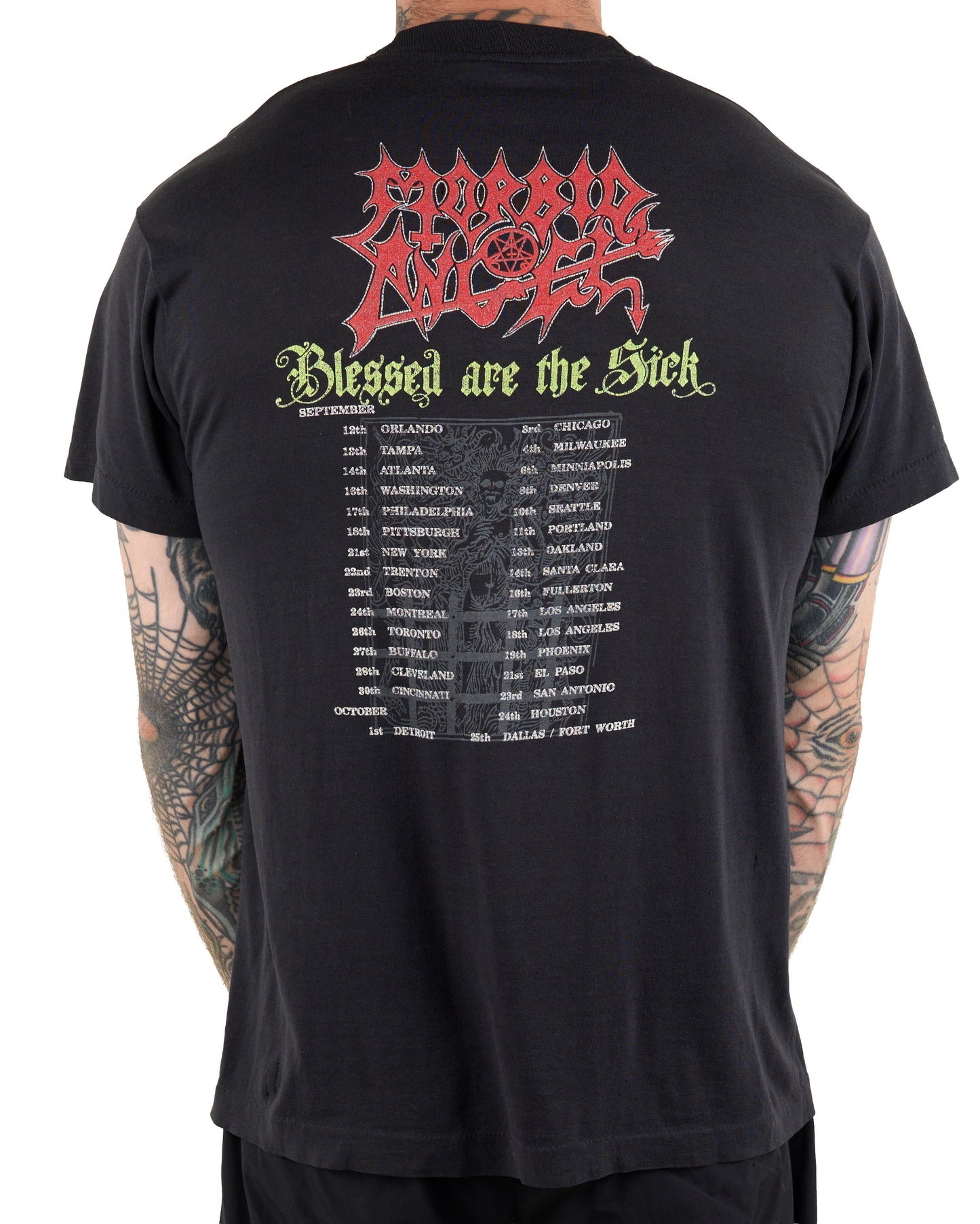 Vintage 90’s Morbid Angel Blessed Are The Sick Tour T-Shirt