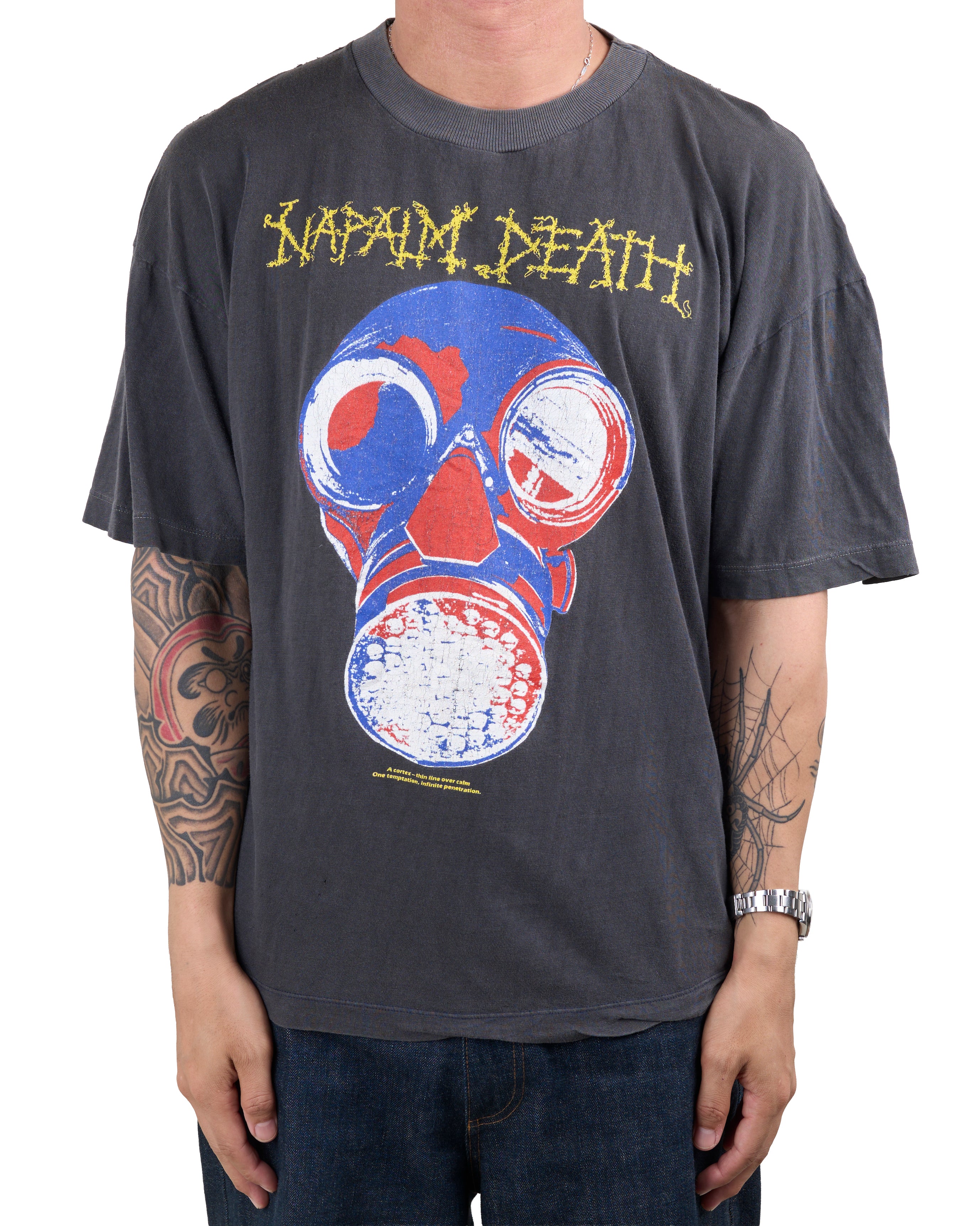 90s EXIT-13 Tシャツ EXIT 13 NAPALM DEATH Vintage 90's Napalm Death T-Shirt – Mills Vintage USA