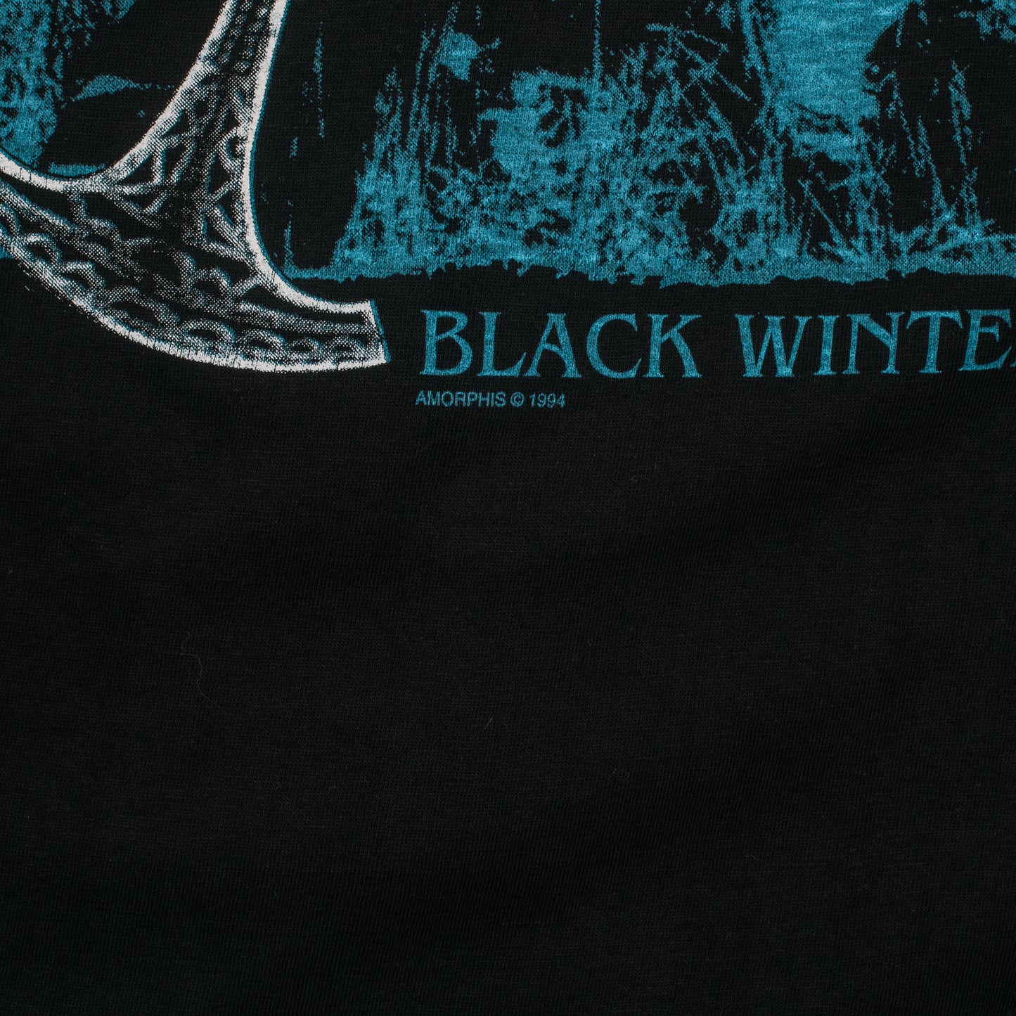 Vintage 1994 Amorphis Black Winter T-Shirt