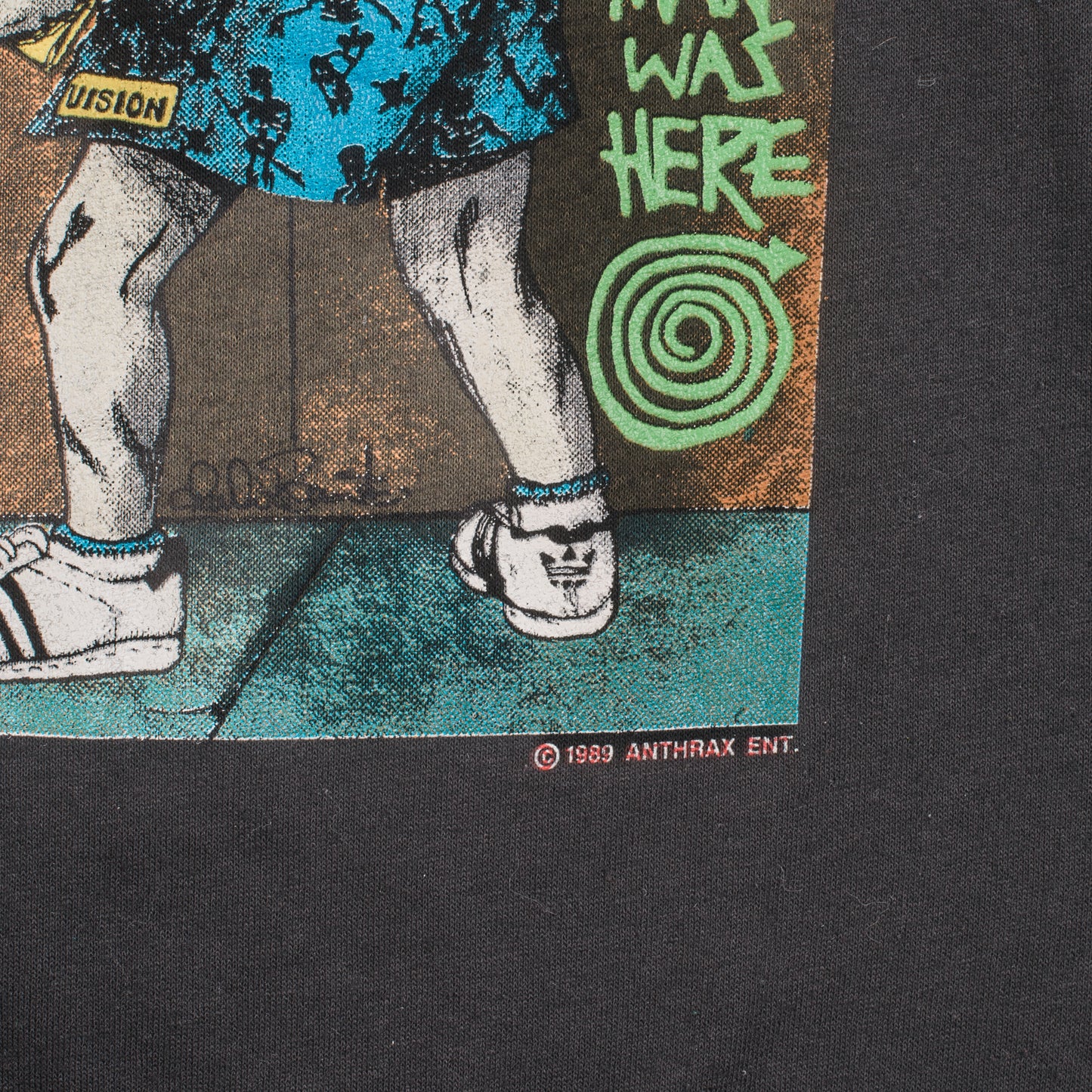 Vintage 1989 Anthrax Antisocial Tour T-Shirt