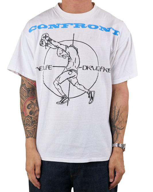 Vintage 90’s Confront One Life Drug Free T-Shirt