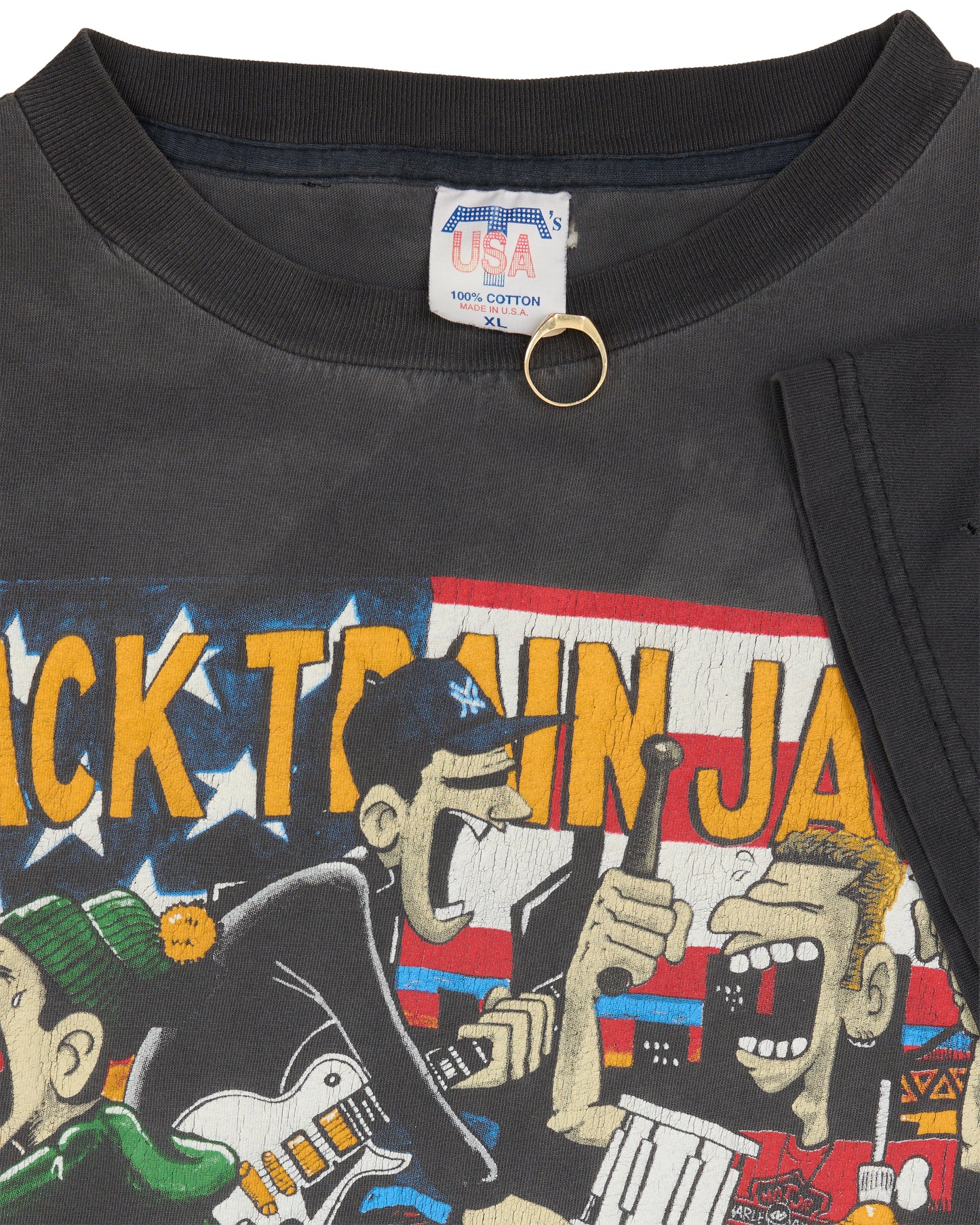 Vintage 1993 Black Train Jack T-Shirt
