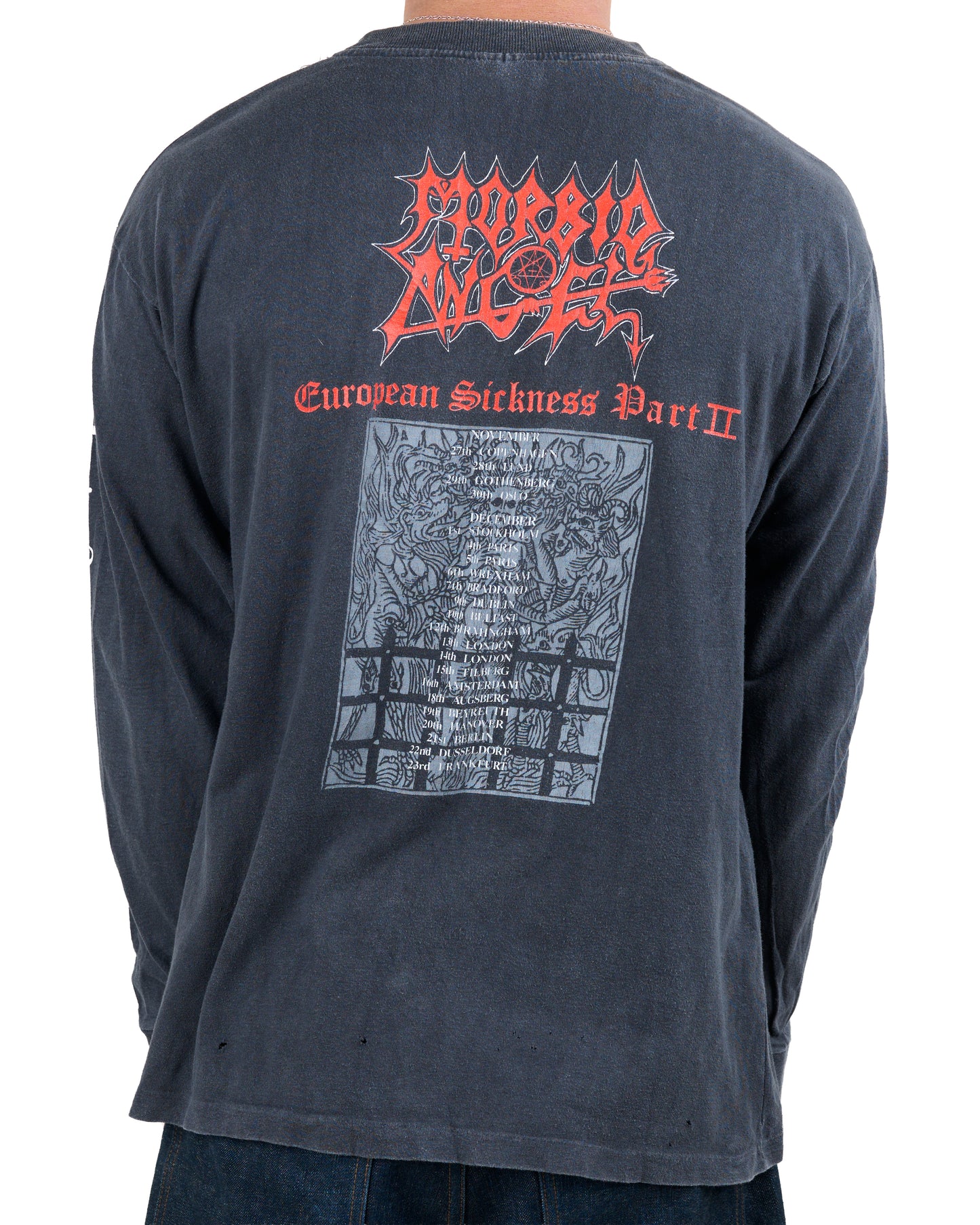 Vintage 90’s Morbid Angel Blessed Are The Sick Tour Longsleeve