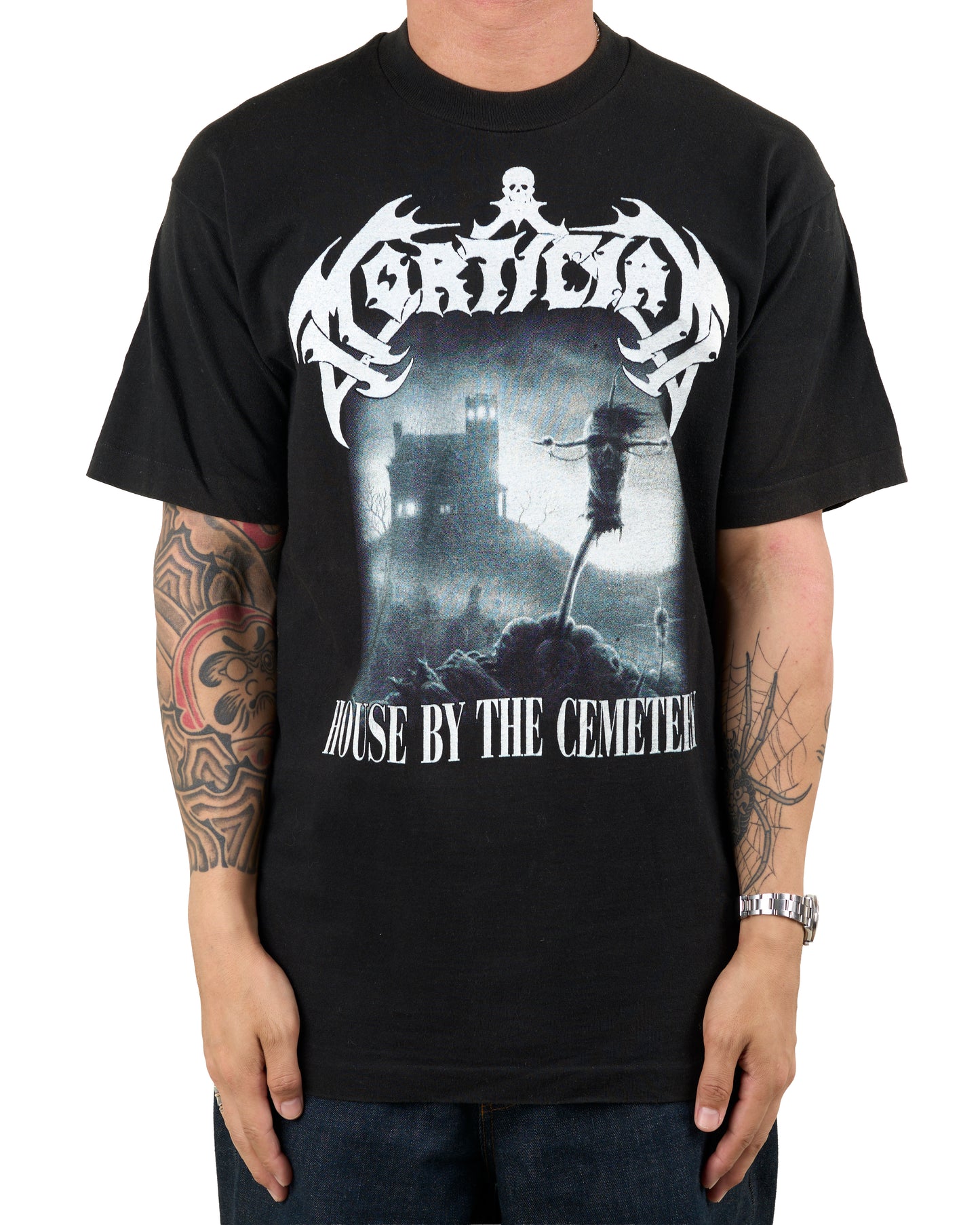Vintage 90’s Mortician House By The Cemetery T-Shirt