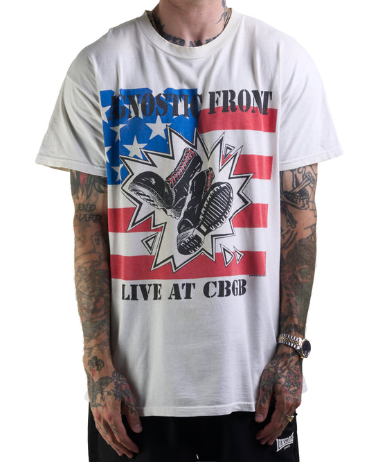 Vintage 90’s Agnostic Front Live At CBGB T-Shirt