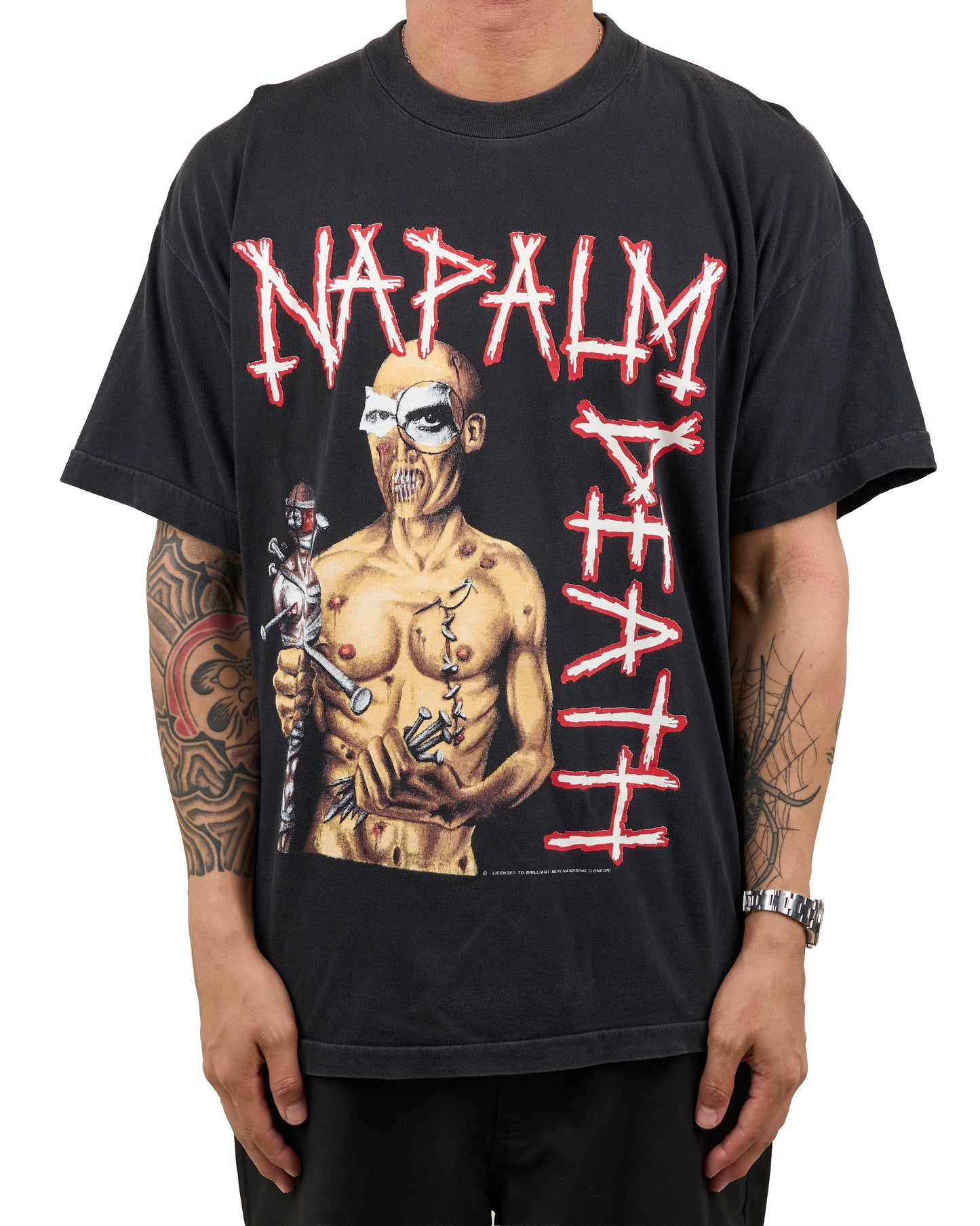 Vintage 90’s Napalm Death Utopia Banished Tour T-Shirt