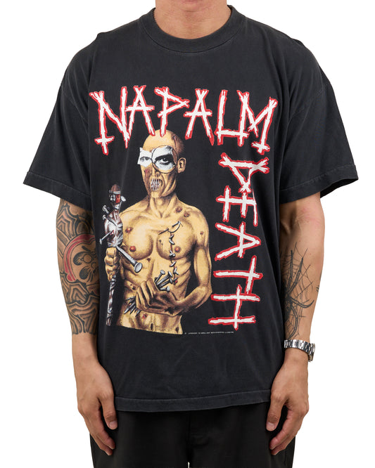 Vintage 90’s Napalm Death Utopia Banished Tour T-Shirt