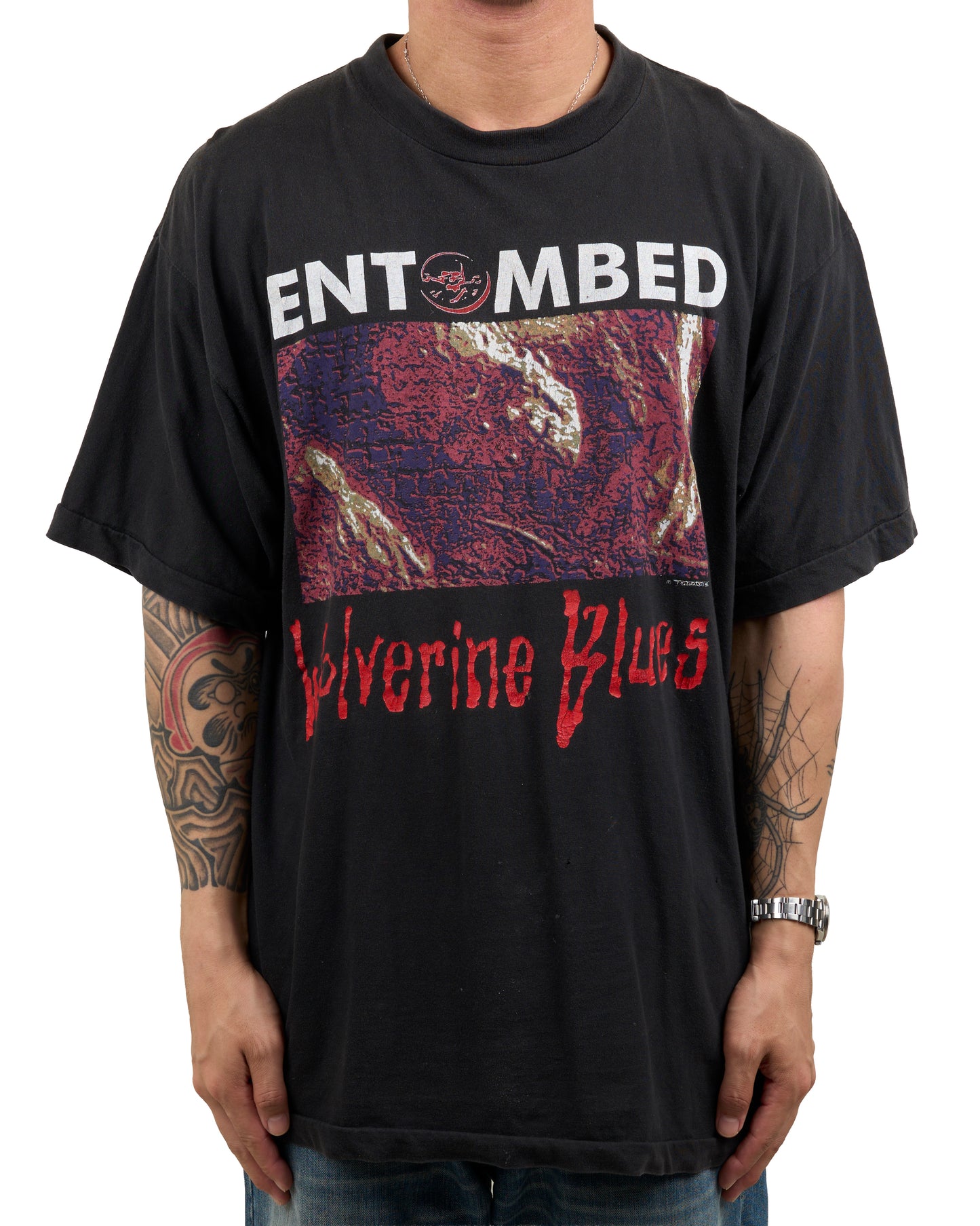 Vintage 90’s Entombed Wolverine Blues T-Shirt