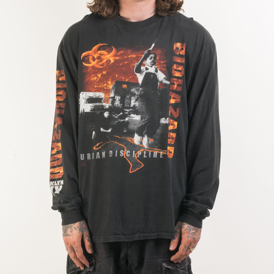 Vintage 1993 Biohazard Urban Chaos Longsleeve