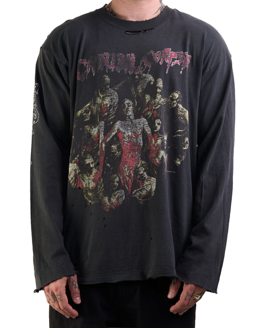 Vintage 1994 Cannibal Corpse Bleeding Tour Longsleeve