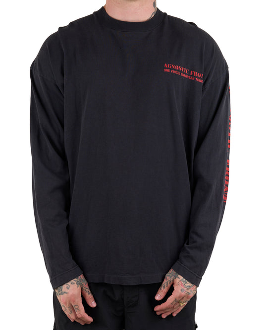 Vintage 1992 Agnostic Front One Voice Tour Longsleeve