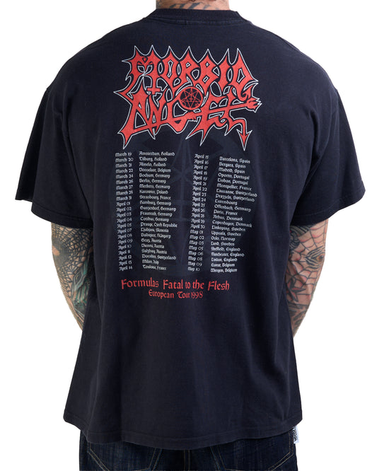 Vintage 1998 Morbid Angel Formulas Fatal To The Flash Tour T-Shirt