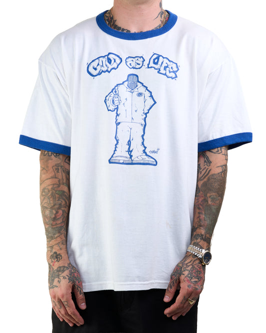 Vintage 90’s Cold As Life Ringer T-Shirt