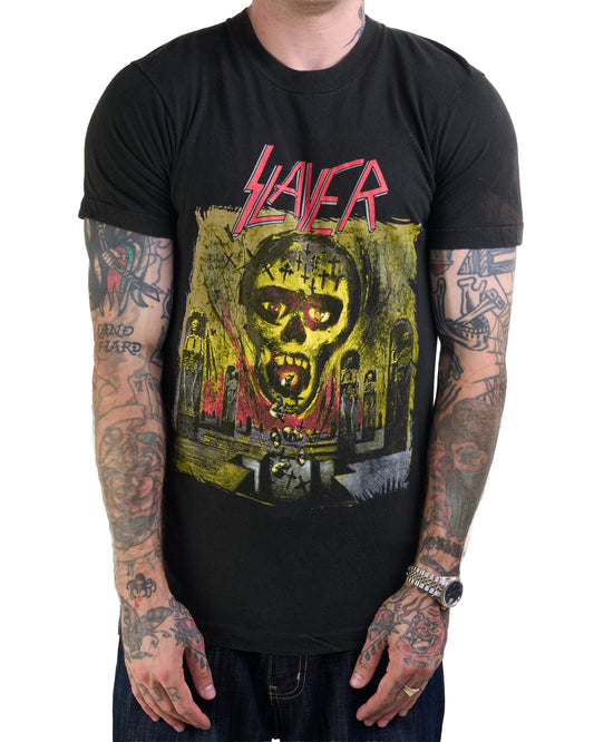 Vintage 1990 Slayer Seasons In The Abyss T-Shirt