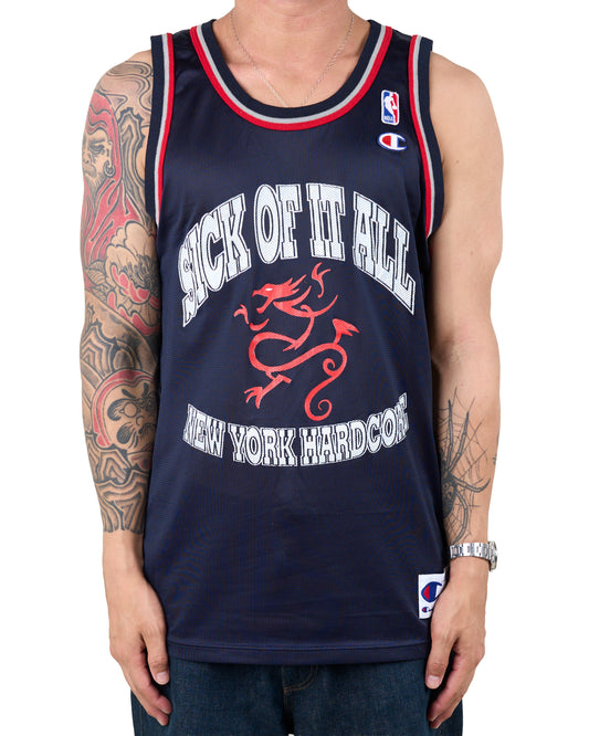 Vintage 90’s Sick Of It All Champion Basketball Jersey