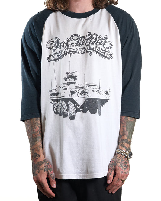 Vintage Out To Win Raglan