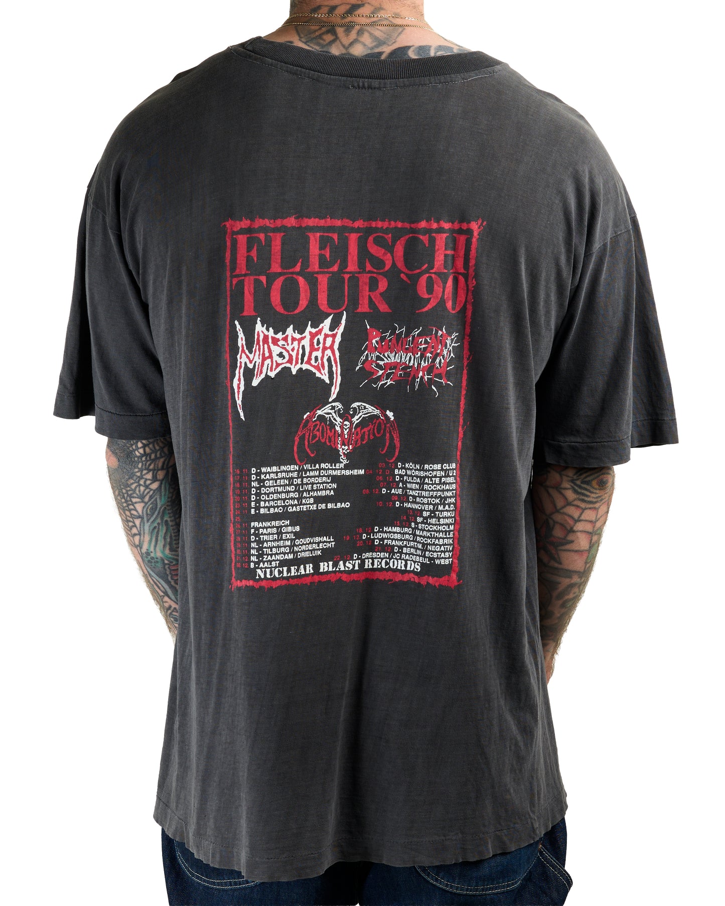 Vintage 1990 Fleisch Tour T-Shirt