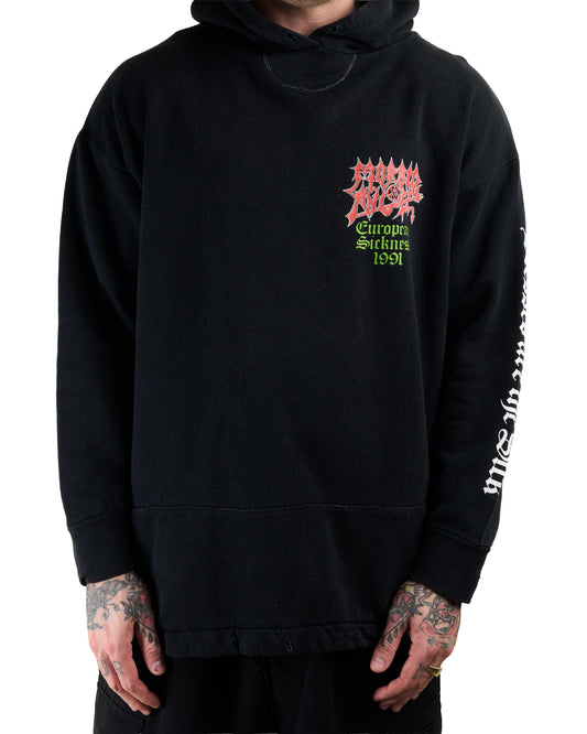 Vintage 1991 Morbid Angel Blessed Are The Sick Tour Hoodie