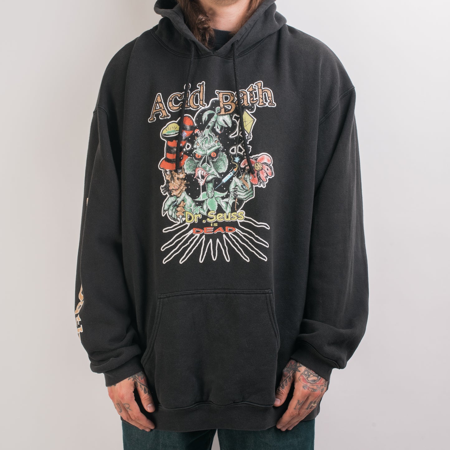 Vintage 90’s Acid Bath Dr. Seuss Is Dead Hoodie