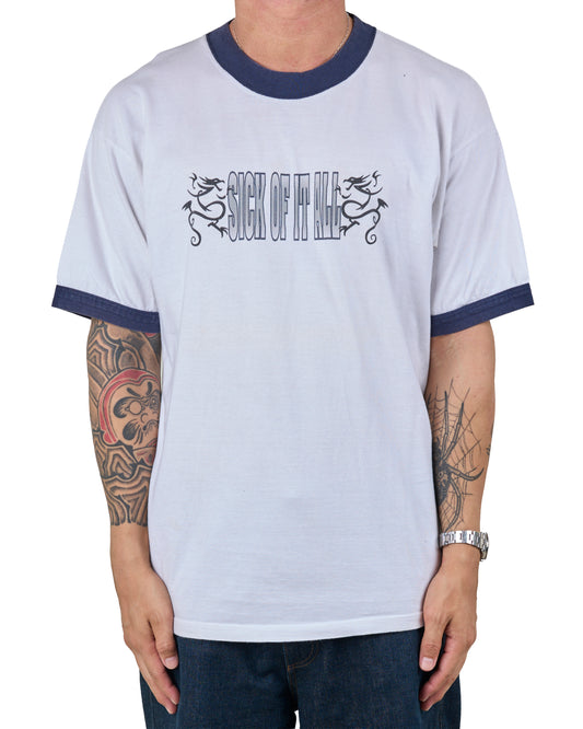 Vintage 90’s Sick Of It All Ringer T-Shirt